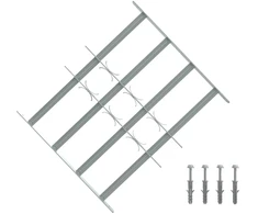 Saugumo grotelės langams su 4 kryžmėmis 3 pcs 430-740 mm