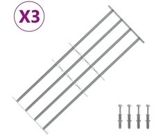 Saugumo grotelės langams su 4 kryžmėmis 3 pcs 930-1740 mm