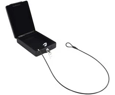 Automobilio Seifas su užraktu Juoda 22 x 16 x 7 cm Plienas