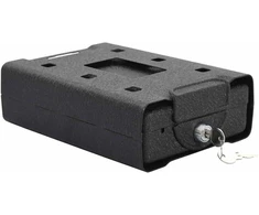 Automobilio Seifas su užraktu Juoda 22 x 16 x 7 cm Plienas