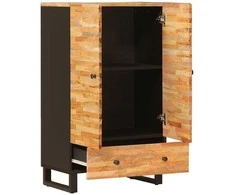 Saugyklos Aukštas Stalas su saugykla Ruda 60 x 33 x 100 cm