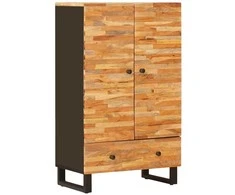 Saugyklos Aukštas Stalas su saugykla Ruda 60 x 33 x 100 cm