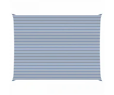 Saulės burė Mėlyna ir balta 8 x 6 m 100% poliesteris Oksfordas