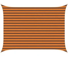Saulės burė Oranžinė ir ruda 3,5 x 2,5 m