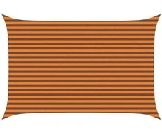 Saulės burė Oranžinė ir ruda 4,5 × 3 m