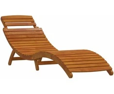 Saulės gultas 2 pcs Ruda 55 x 184 x 64cm