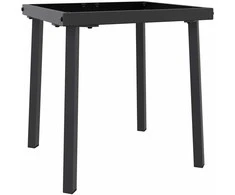 Saulės gultas 3 pcs Juoda 197 x 70 x 82 cm poliratanas