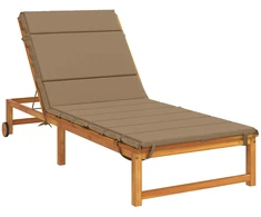 Saulės gultų pagalvė GEMERT 100% poliesteris Taupe