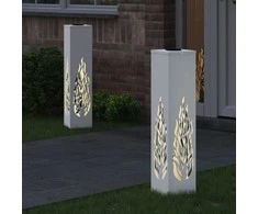 Saulės LED šaligatvio šviesa 2 pcs Balta