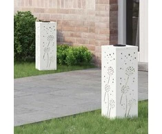 Saulės LED šaligatvio šviesa 2 pcs Balta