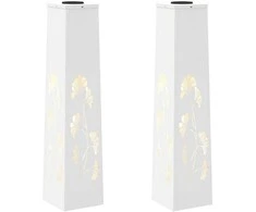 Saulės LED šaligatvio šviesa 2 pcs Balta