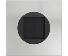 Saulės LED šaligatvio šviesa 2 pcs Sidabro Cinkuota plienas