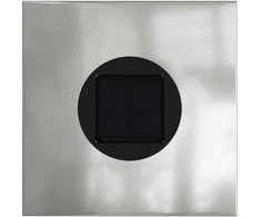 Saulės LED šaligatvio šviesa 2 pcs Sidabro Cinkuota plienas