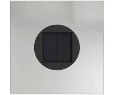 Saulės LED šaligatvio šviesa 2 pcs Sidabro Cinkuota plienas