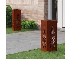 Saulės LED šaligatvio šviesa 2 pcs Bronzinė