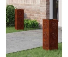 Saulės LED šaligatvio šviesa 2 pcs Rūdijanti