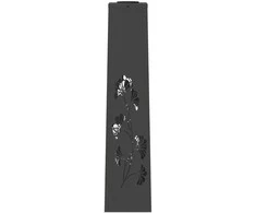 Saulės LED šaligatvio šviesa 2 pcs Šilta balta 18 x 18 x 80 cm