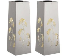 Saulės LED šaligatvio šviesa 2 pcs Sidabro Nerūdijantis Plienas