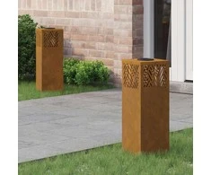 Saulės LED šaligatvio šviesa 2 pcs Bronzinė