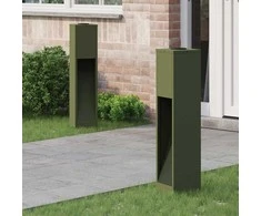 Saulės LED takų šviestuvas 2 pcs Alyvuogių žalia