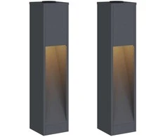 Saulės LED takų šviestuvas 2 pcs Antracitas