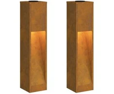 Saulės LED takų šviestuvas 2 pcs Bronzinė