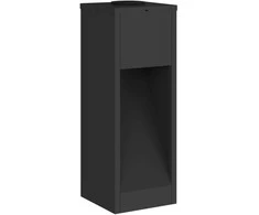 Saulės LED takų šviestuvas 2 pcs Juoda Šaltai valcuotas plienas