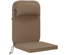 Saulės poilsio pagalvė 100% poliesteris Taupe 55 x 124 x 5 cm
