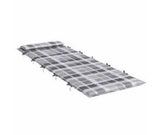 Saulės poilsio pagalvė Pilka 178 x 60 x 4 cm Oksfordo audinys