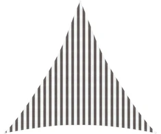 Saulės šešėlio audinys 3,6 x 3,6 x 3,6 m HDPE