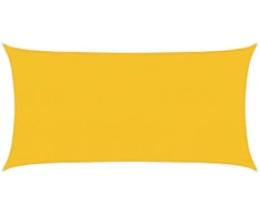 Saulės šešėlio audinys Geltona 2 x 6 m HDPE