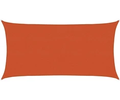 Saulės šešėlio audinys Oranžinė 2,5 x 6 m HDPE