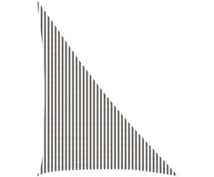 Saulės šešėlio audinys Šviesiai pilka ir balta. 4 x 5 x 6,8 m