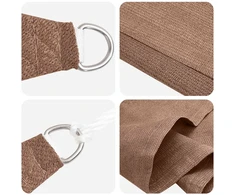 Saulės šešėlio audinys Taupe 2 x 6 m HDPE