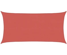 Saulės šešėlio audinys 2 x 6 m HDPE Stačiakampio Terakotos