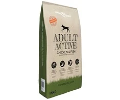 Sausas Maistas šunims, Adult Active vištiena &amp; žuvis, 2vnt., 30kg