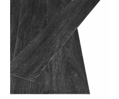 Savaime besiūlių grindų lenta 32 pcs Antracitas 4,46 m² PVC