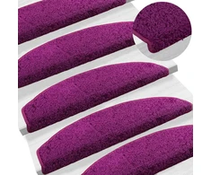 Savaime prilipantys laiptų kilimėliai 15 pcs Violetinė