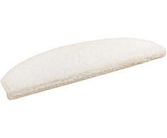 Savaime prilipantys laiptų kilimėliai Pusapvalis 15 pcs Balta