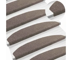 Savaime prilipantys laiptų kilimėliai Pusapvalis 15 pcs Moka