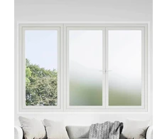 Savaime prisiklijuojanti langų plėvelė Frosted Balta PVC