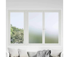 Savaime prisiklijuojanti langų plėvelė Frosted Pilka PVC