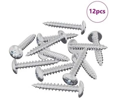 Savarankiškai įsukamas vienas 12 pcs Cinkuota 4 x 25 mm Plienas