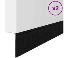Savarankiškai klijuojami durų šepetėlių sandarikliai 2 pcs