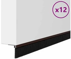 Savarankiškai klijuojami durų šepetėlių sandarikliai 12 pcs
