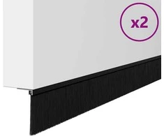 Savarankiškai klijuojami durų šepetėlių sandarikliai 2 pcs