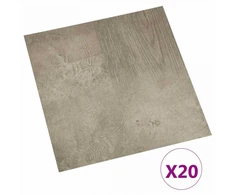 Savesiūnančių Grindų Plokštės 30,5 x 30,5 cm 20 pcs PVC