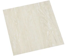 Savesiūnančių Grindų Plokštės 30,5 x 30,5 cm 20 pcs PVC Kreminė