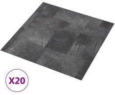 Savesiūnančių Grindų Plokštės 30,5 x 30,5 cm 20 pcs PVC