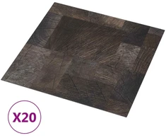 Savesiūnančių Grindų Plokštės 30,5 x 30,5 cm 20 pcs PVC
